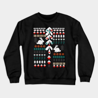 Sweet Christmas bunnies Crewneck Sweatshirt